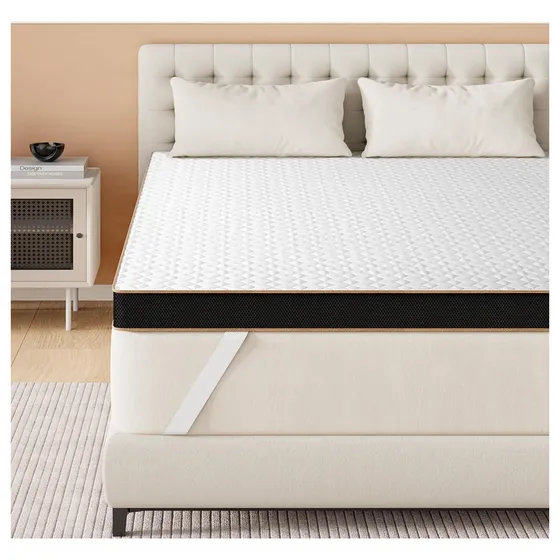 FP FLEXPEDIC Gel Memory Foam Topper — 4 in · Extra Firm
